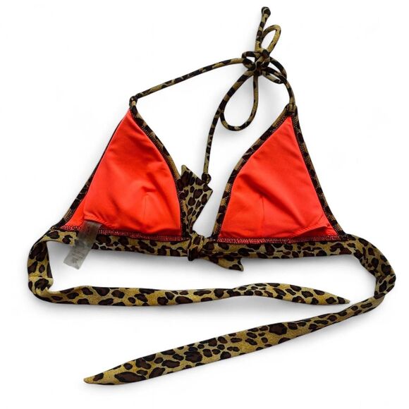 Victorias Secret hot Cheetah print bikini with tie bottoms and top - Picture 6 of 8